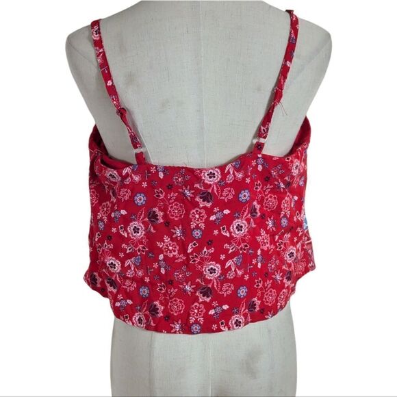No Boundaries Country Western Rodeo Red Bandana Camisole Top NWT - Picture 4 of 6
